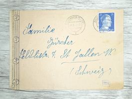 TR82  Enveloppe + Timbre Allemagne 1944