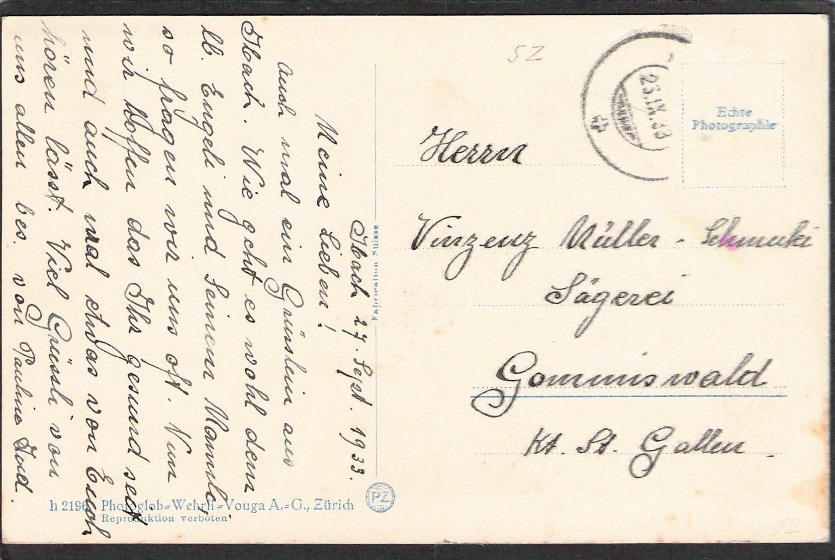Cartoline postali: -Schwyz und die Mythen,Oldtimer,1933 – Usato da Reichenburg venduto da Pipo-67 1