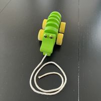 Crocodile à tirer PlanToys en bois – Jouet d'éveil - 12m+