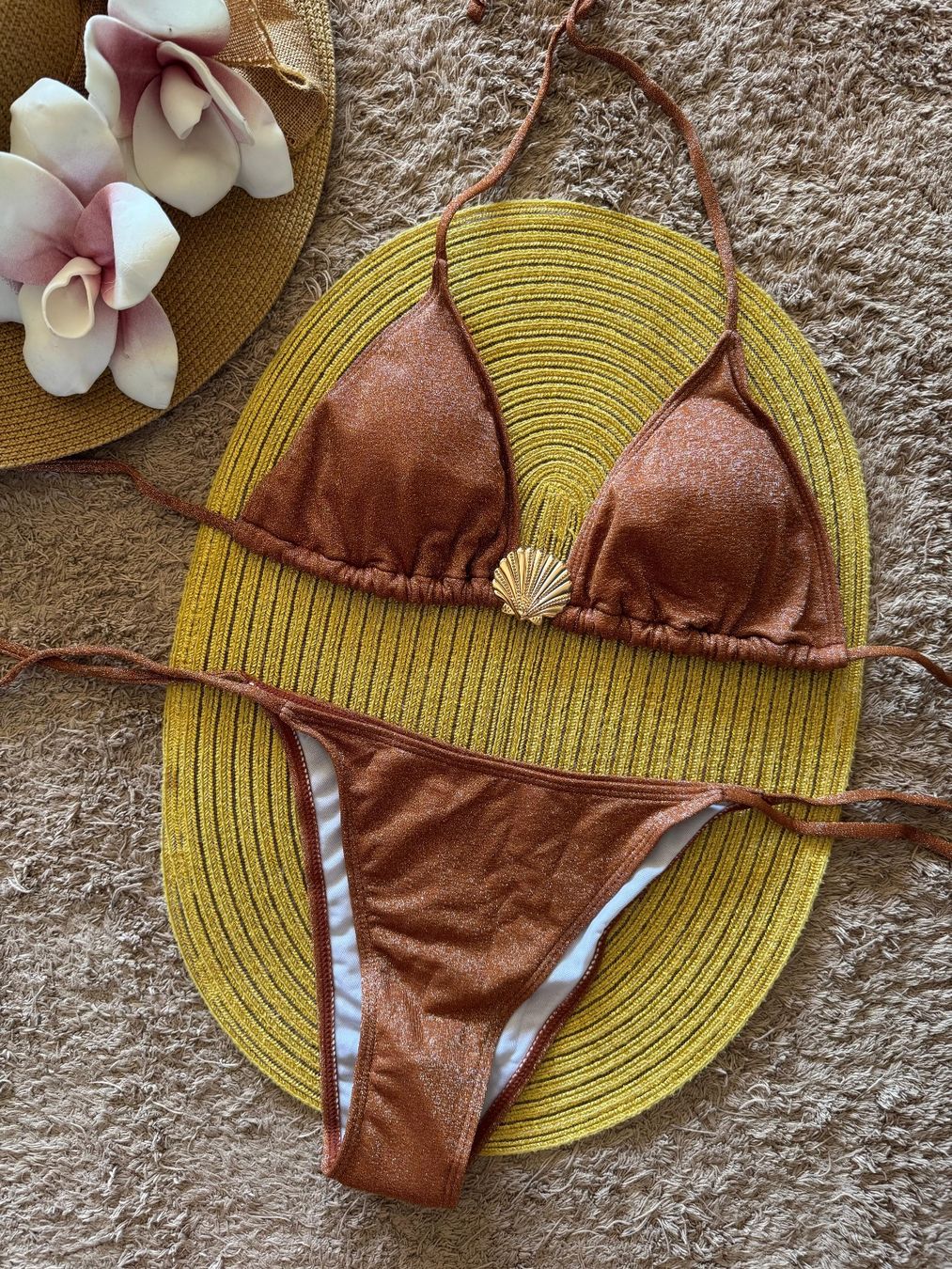 Costumi da bagno & Bikini: Glitzer Bikini Gr.S - Neu - Gratis Versand - Sommer – Nuovo e nell'imballaggio originale da Gockhausen venduto da van_82kh
