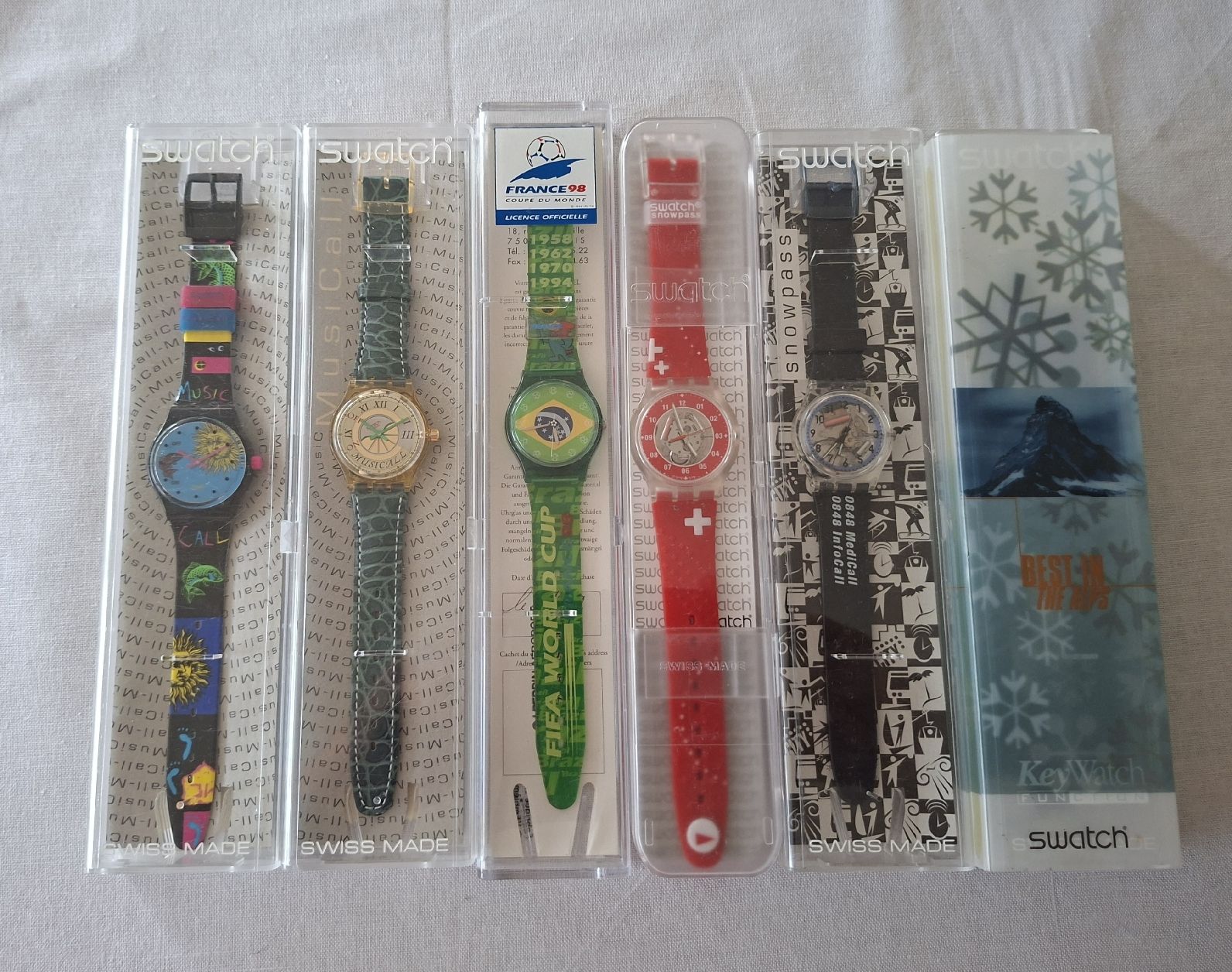 Swatch Orologi: Swatch Uhren diverse 6 Stk.  – Usato da Spiez venduto da -37-