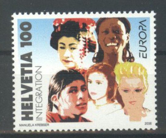 Alle Briefmarken: 2006, Europa Integration ** (2) – Gebraucht aus Willisau von Vollstempel