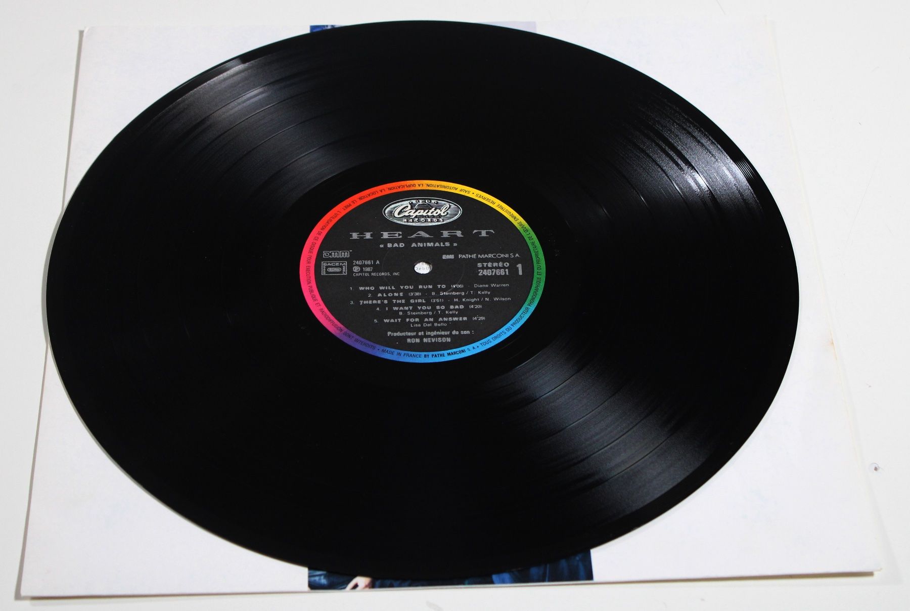 Dischi in vinile: LP HEART - BAD ANIMALS - 1st Press 1987 – Usato da Brüttisellen venduto da Collector-Corner 2