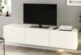 IKEA BESTÅ TV-Bank weiss Lappviken 180x42x38 cm – Top Zustan