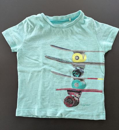 T-Shirt mit Skateboards von Esprit, Grösse 92