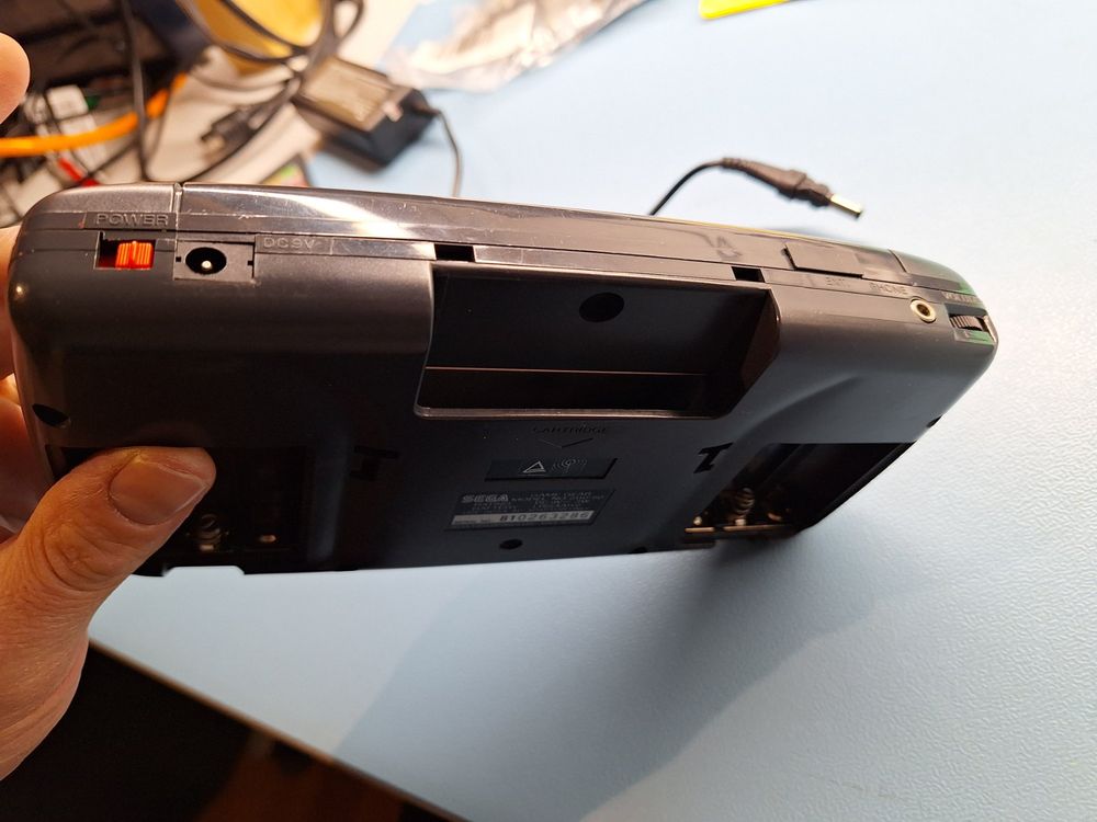 Console Sega Game Gear Bleue - Occasion - 32 Mo - Avec Quelques Marques