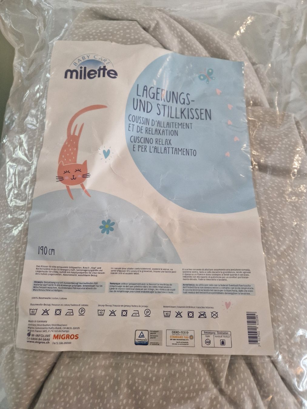 Milette Kissen: Lagerungs und Stillkissen – Gebraucht aus Gerlafingen von Granini