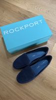 Rockport Leder Loafers, Gr. 39, Dunkelblau - Neuwertig!