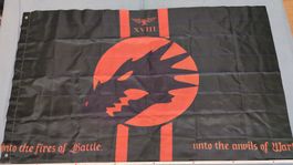 Warhammer 40k salamander einseitig bedruck Fahne 90x150cm