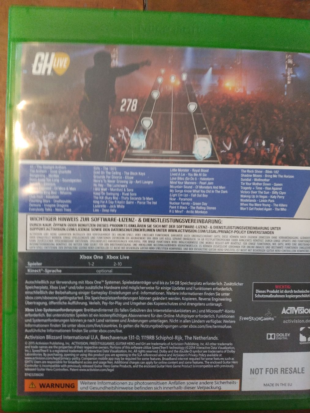 Microsoft Spiele: Guitar Hero Live - Xbox One - Super Zustand - CH Version – Gebraucht aus Willisau von dan_qdp9 1