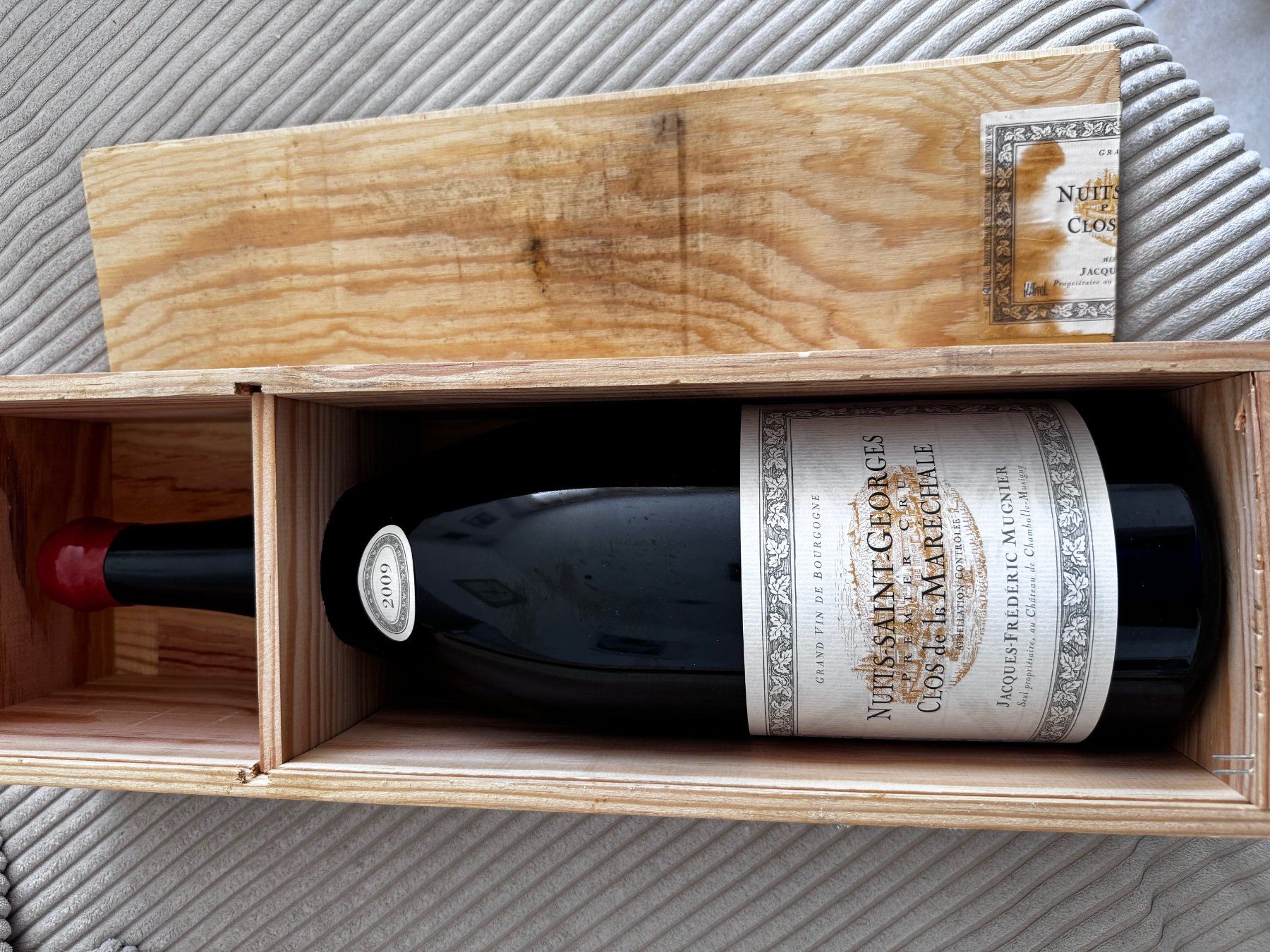 Vino: JACQUES-FREDERIC MUGNIER 3 LT CLOS DE LA MARECHALE 2009 1CRU – Nuovo e nell'imballaggio originale da Sion venduto da carzou 7