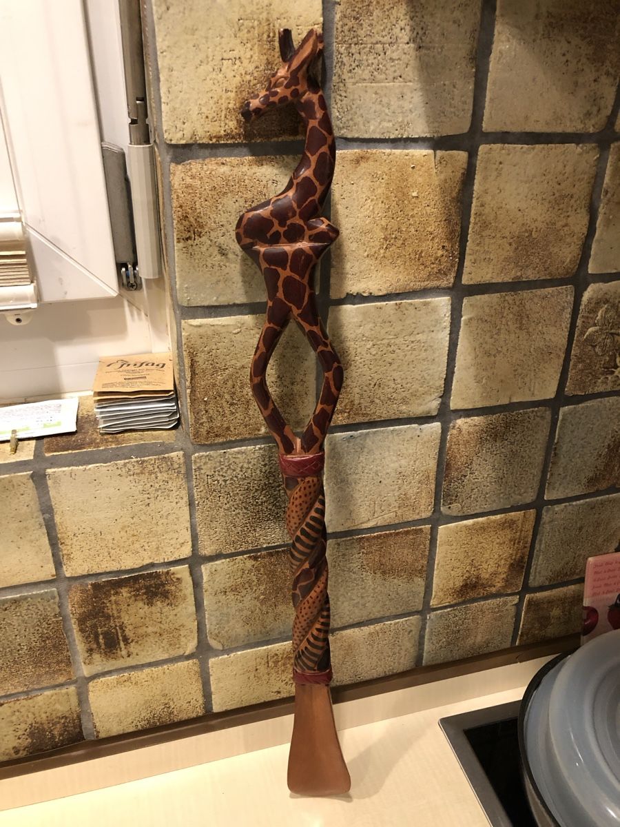 Altro in  Abbigliamento & Accessori: Holzschnitzerei Schuhlöffel Giraffe – Usato da Erlen venduto da astra2013 2