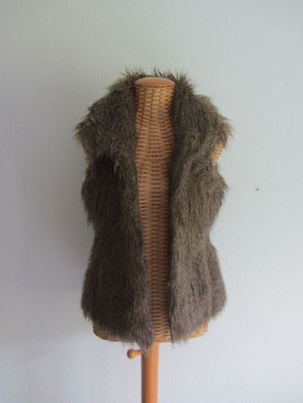 MISS SELFRIDGE - Kunstfell Gilet braun S