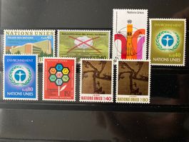 UNO Genf 1972 alle Briefmarken des Jahres postfrisch