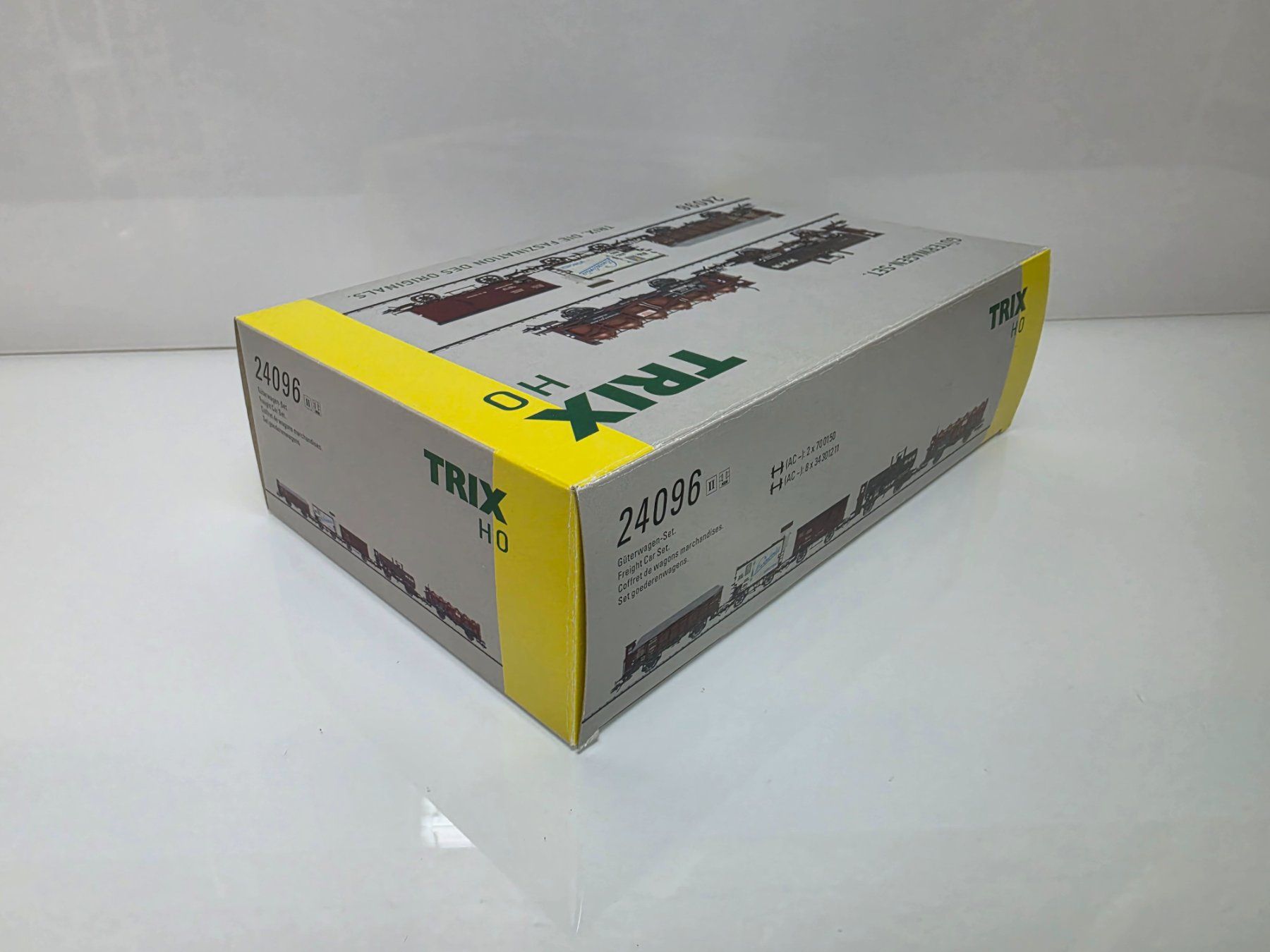 Trix Modellini di ferrovie: Trix H0 Güterwagen-Set 24096 – Nuovo e nell'imballaggio originale da Neuenhof venduto da ludovicco 1