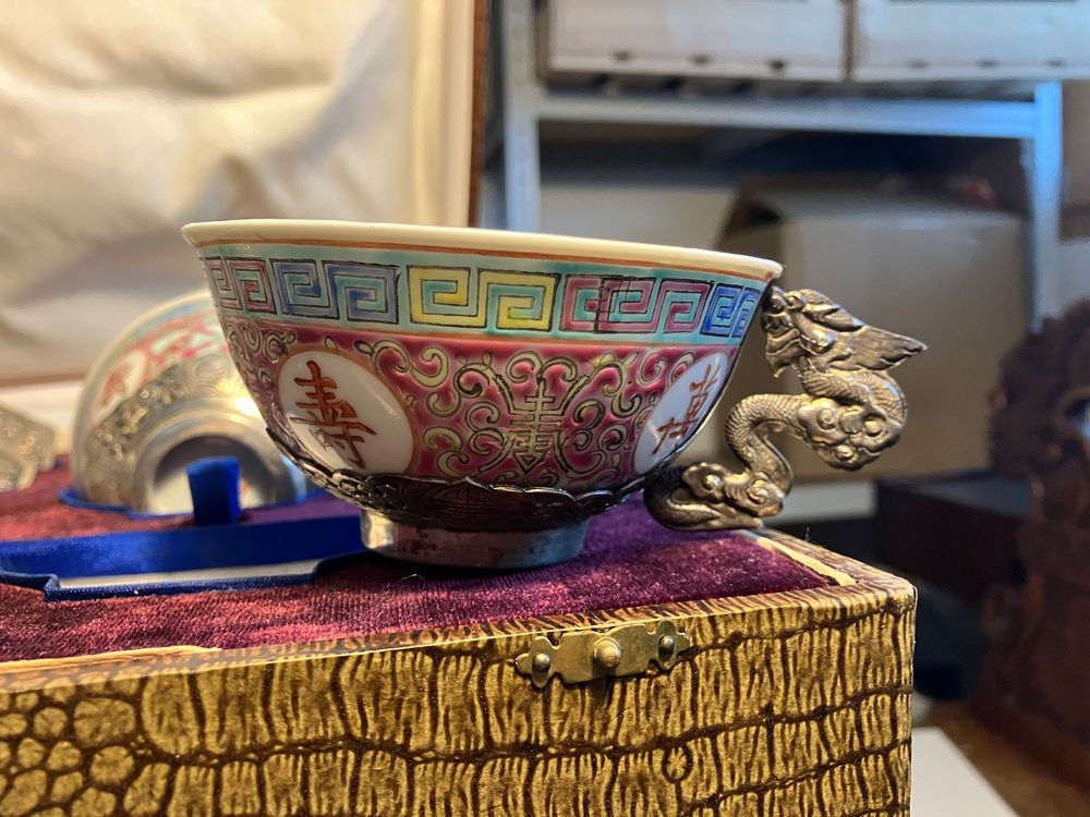 Service à thé ancien porcelaine chinoise