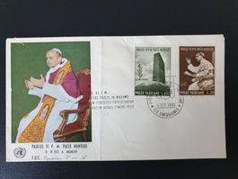 Briefumschlag Vatikan 1965