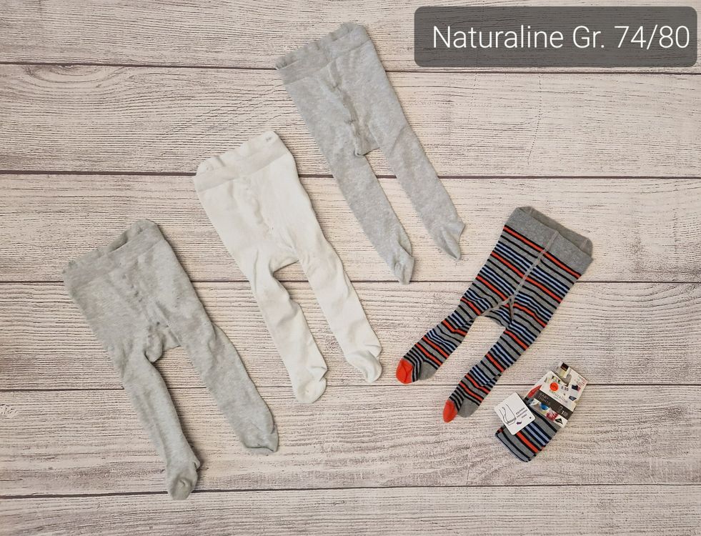 JEFRG Baby-Strumpfhosen – 3 Paar, Glatte Mikrofaser, Elfenbein, Größe 0-6 Monate