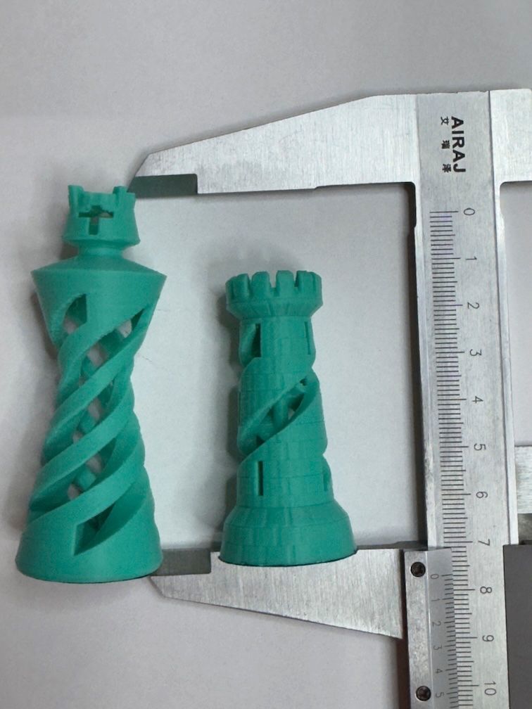 Spiele: "Organic" Chess – 3d printed – Gebraucht aus Vevey von souris14 3