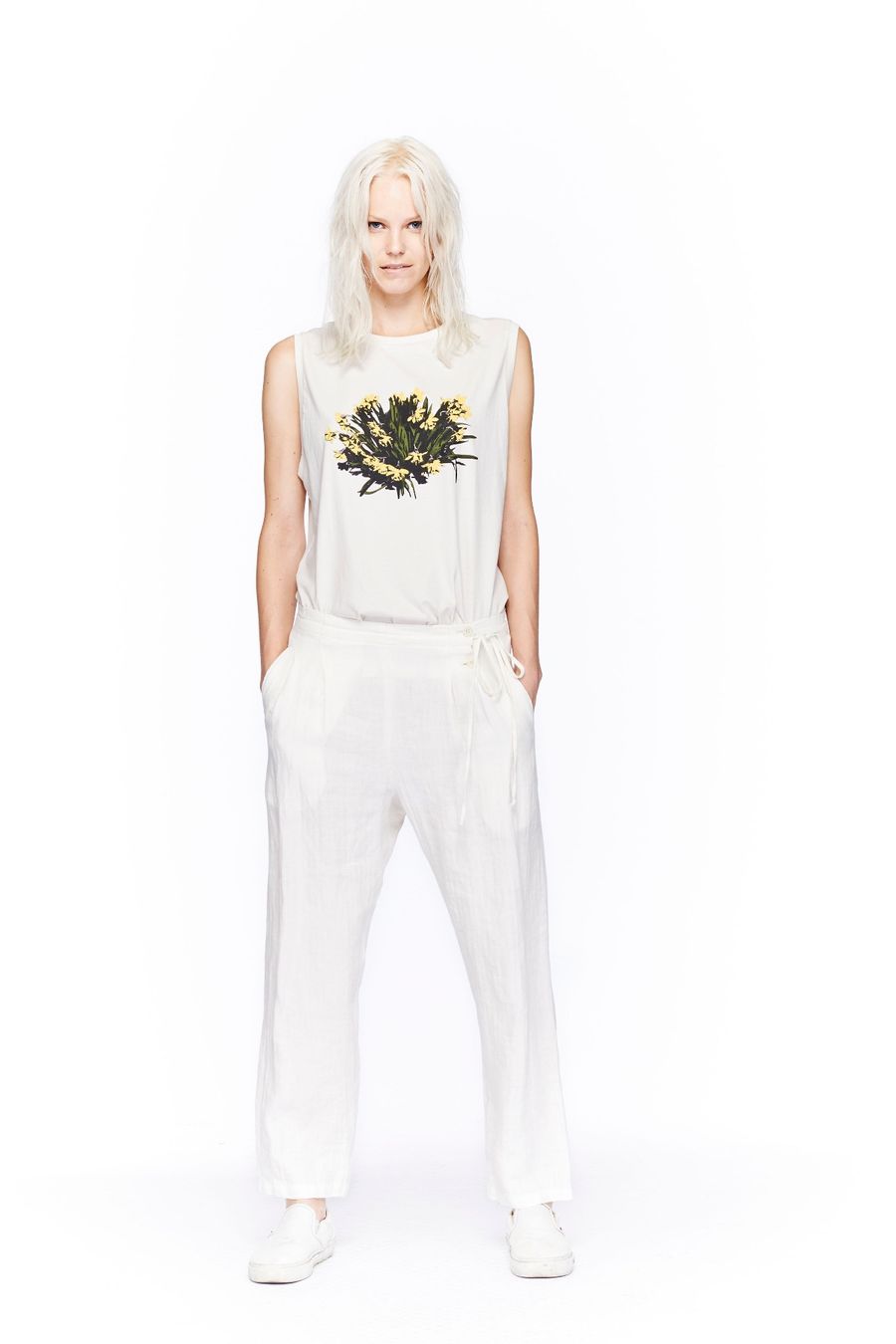 Pantaloni: 6397 pantalon d'été lin – Usato da Lausanne venduto da animal022