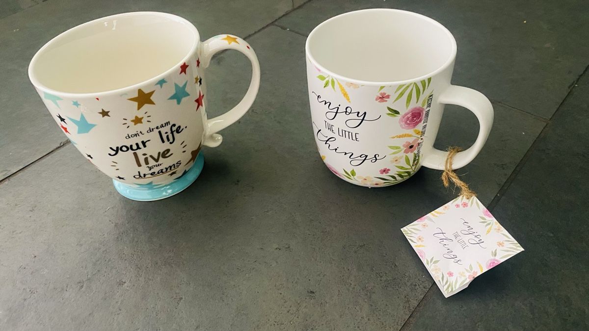 Tazze: 2 Teemugs, neu/ungebraucht – Nuovo (secondo la descrizione) da Hünenberg See venduto da com_com