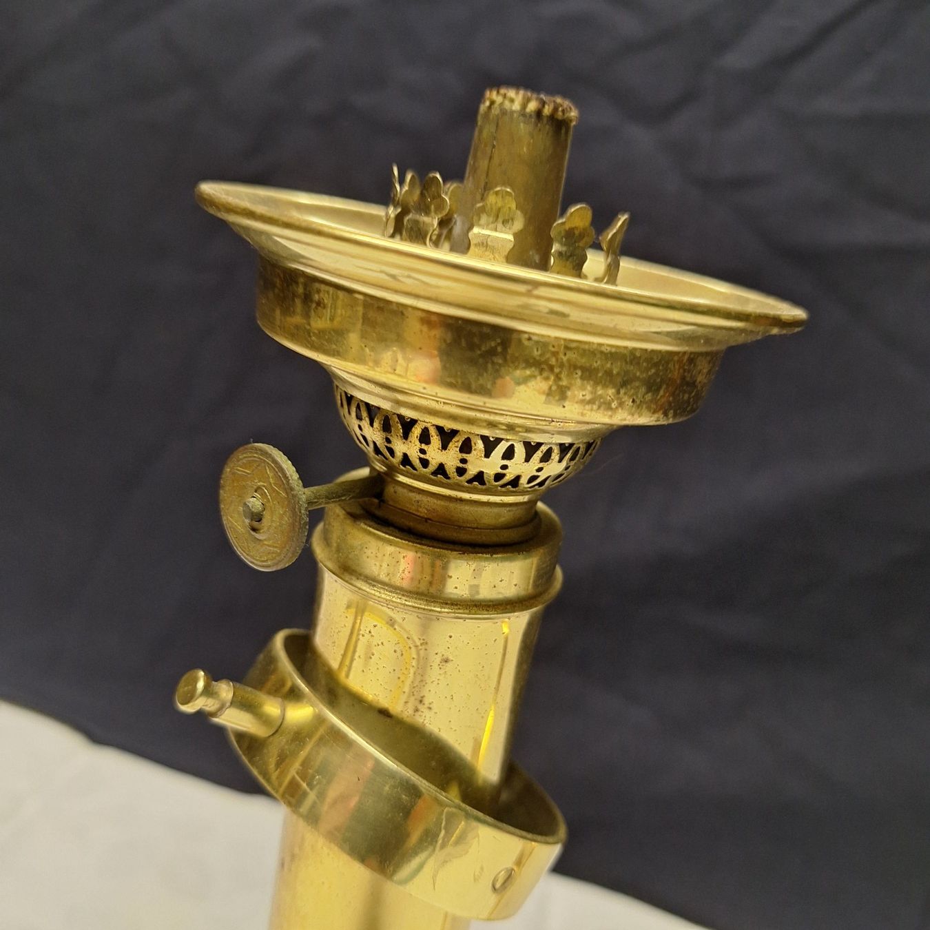 Lampen: Messinglampe G.V. Harnisch, Denmark – Gebraucht aus Winterthur von Goldpipau 7