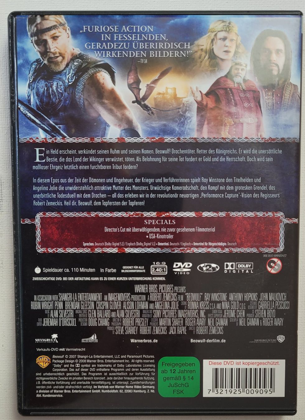 Tutti i DVDs: DIE LEGENDE VON BEOWULF – Usato da Neftenbach venduto da Mador6 2