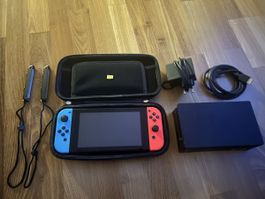 Nintendo Switch – Komplettset inkl. Zubehör und 256GB-Karte