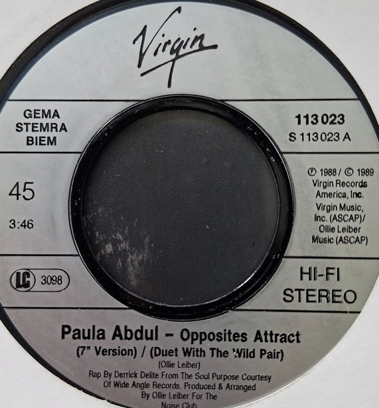 Dischi in vinile: Vinyl-Single Paula Abdul - Opposites Attract – Usato da Langenthal venduto da Modo39
