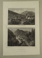 DORF UND BAD FIDERIS, STAHLSTICH NACH ROHBOCK 1870