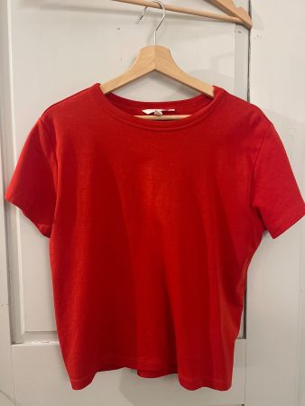 Shirt / orange rot / H&M / M