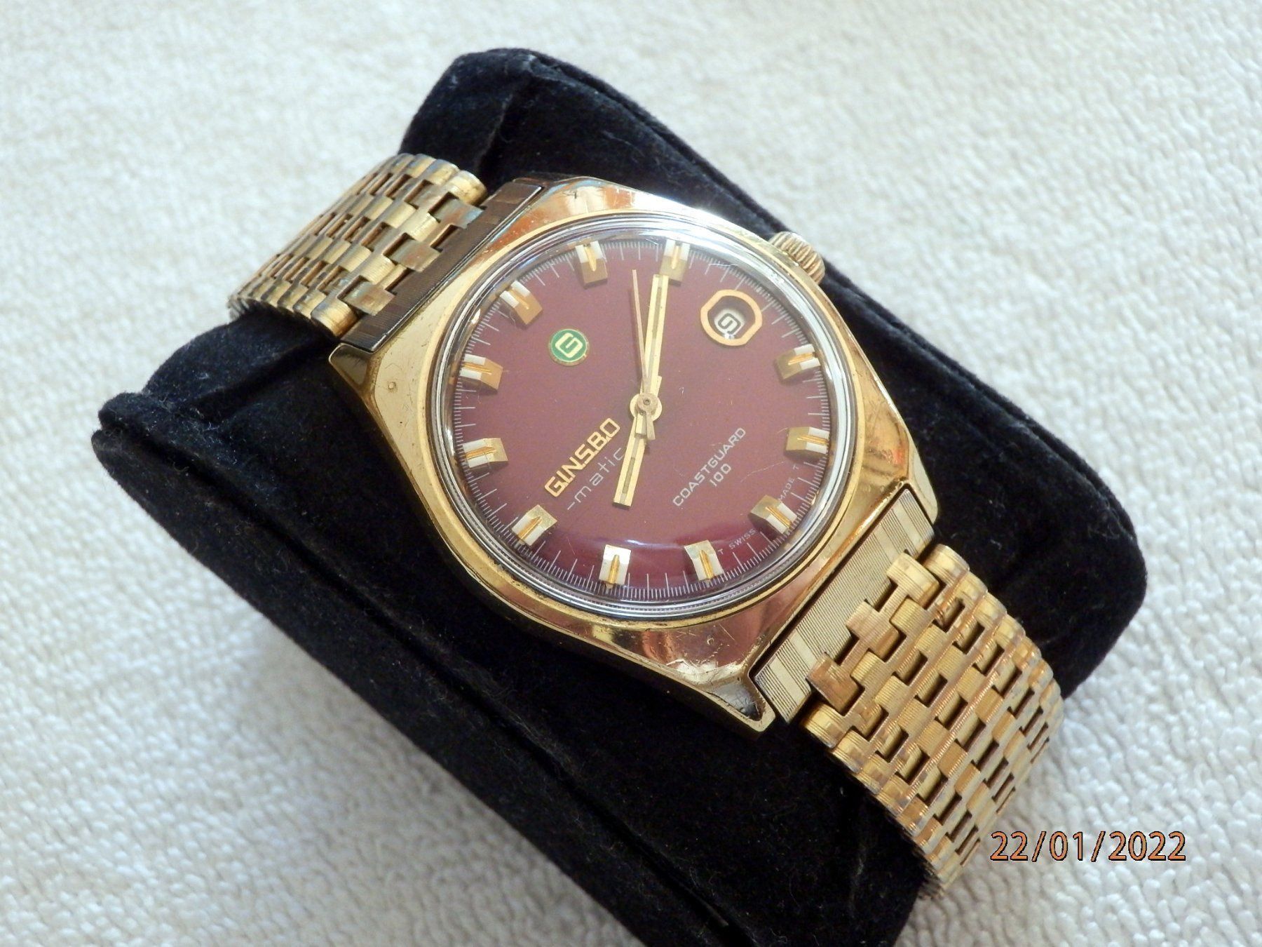 Ginsbo Watch Co Orologi: Ginsbo, Automatic, Coastguard 100, 35mm – Usato da Ueberstorf venduto da dinbau