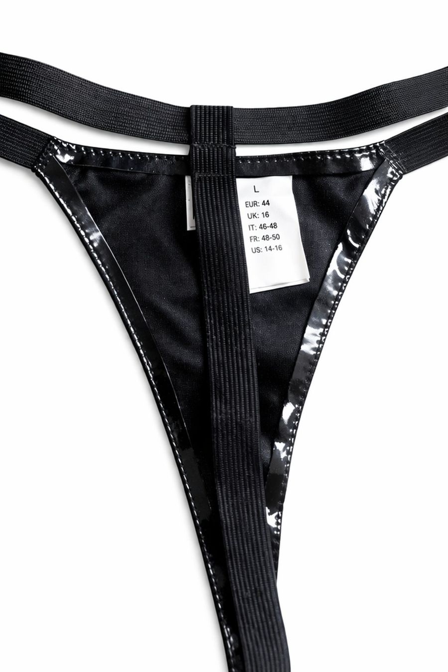 Sonstige Unterwäsche: String Schwarz Vinyl Gr. M – Neu (gemäss Beschreibung) aus Fully von VaneaSelection 4