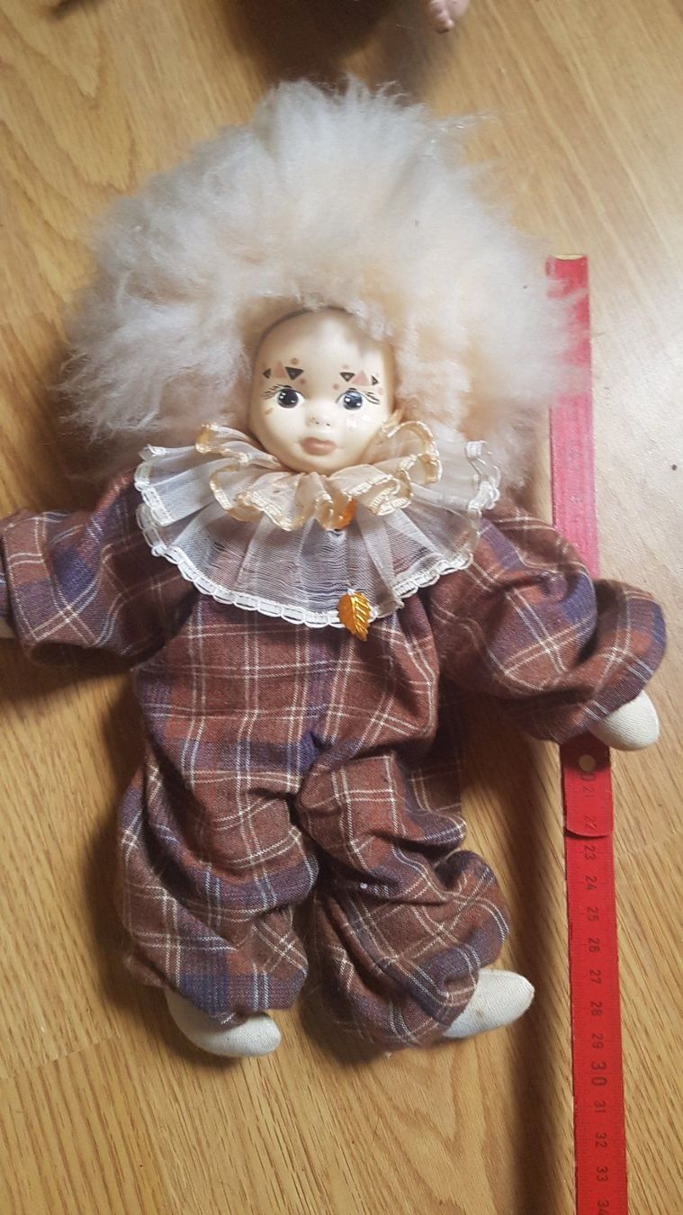 Statuette: Clown mit Keramikkopf L1 – Usato da Schwarzenburg venduto da Sunny0290