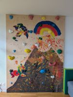 Kletterwand für Kinder, Indoor, gebraucht, mit 34 Griffen!