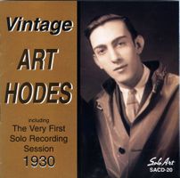 Jazz CD: Art Hodes "Vintage" (Solo Art)