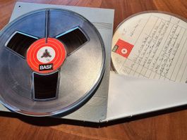 2 x BASF Tonband 18 cm mit Originalbox, Vintage Reel-to-Reel