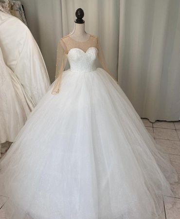 Prinzessin-Brautkleid