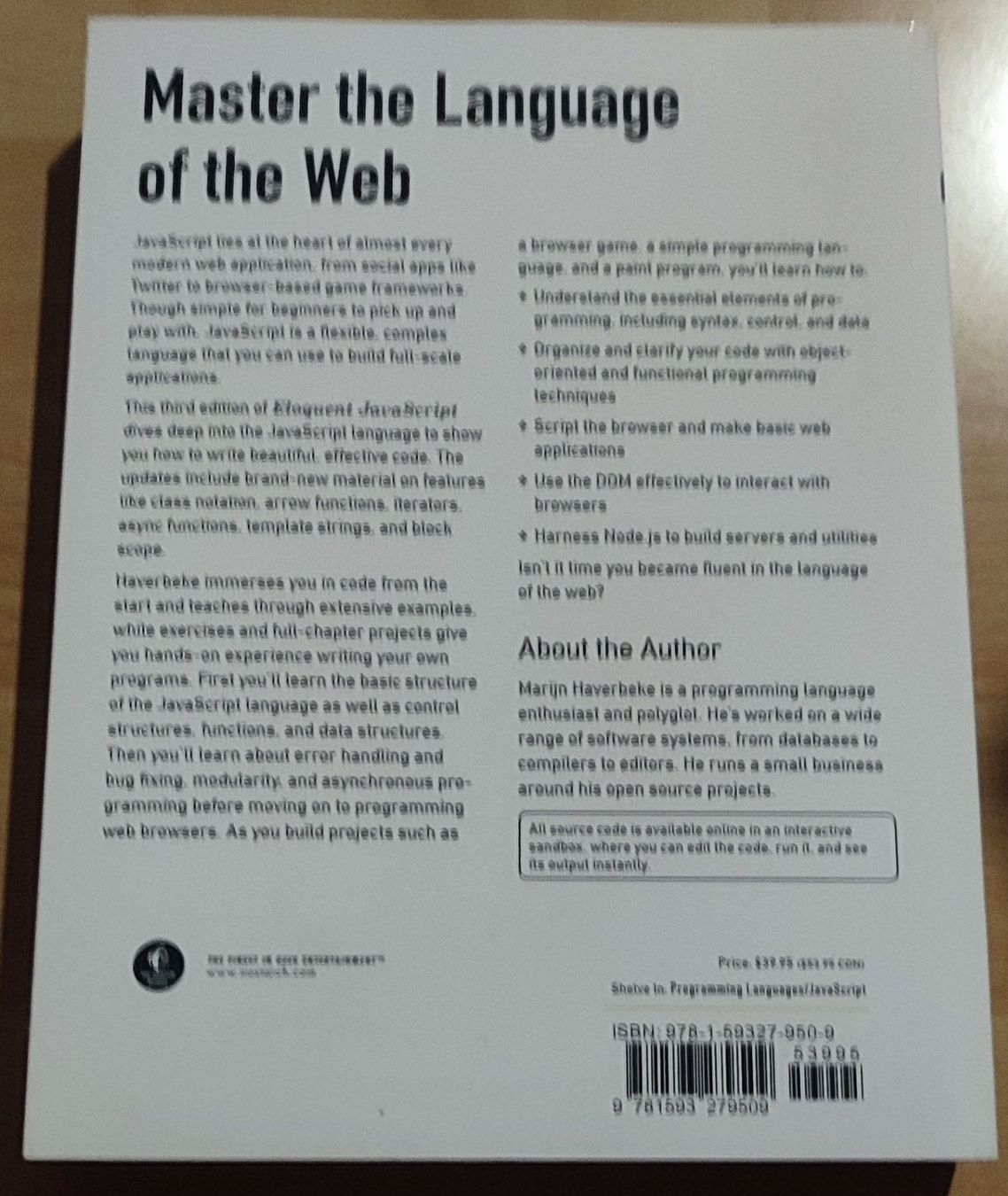 Livres: Eloquent JavaScript, Third Edition – D'occasion à Eyholz par mix_cyx9 1