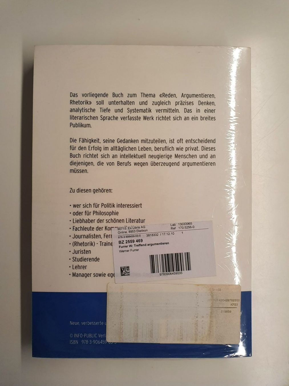 Bücher: Buch: Treffend arrgumentieren – Neu und originalverpackt aus Wohlen AG von Leu024 1