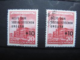 DDR 1956 Hilfe Ungarn ** / gest