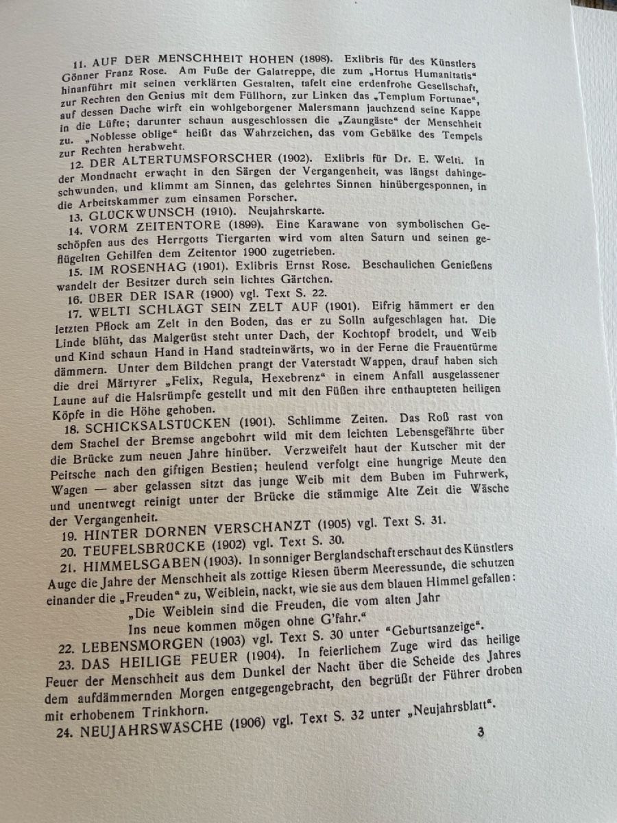 Album: Antike Kunstmappe Albert Welti von 1912 – Usato da Freidorf TG venduto da ibipatria 4
