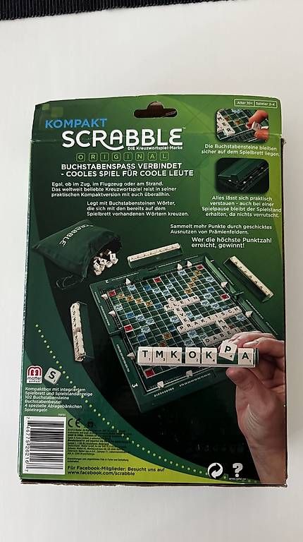 Jeux: Scrabble Kompakt (Reisespiel) – D'occasion à Basel par R__Mueller 1