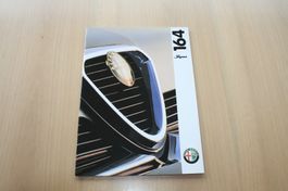 Alfa Romeo 164 Hochglanz Prospekt Jahrgang 1992 Französisch