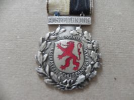 Medaille Schützenfest Bremgarten Freiamt AG von Jahr 1930