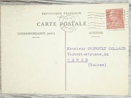 TR13 Carte Postale + Timbre France 1930