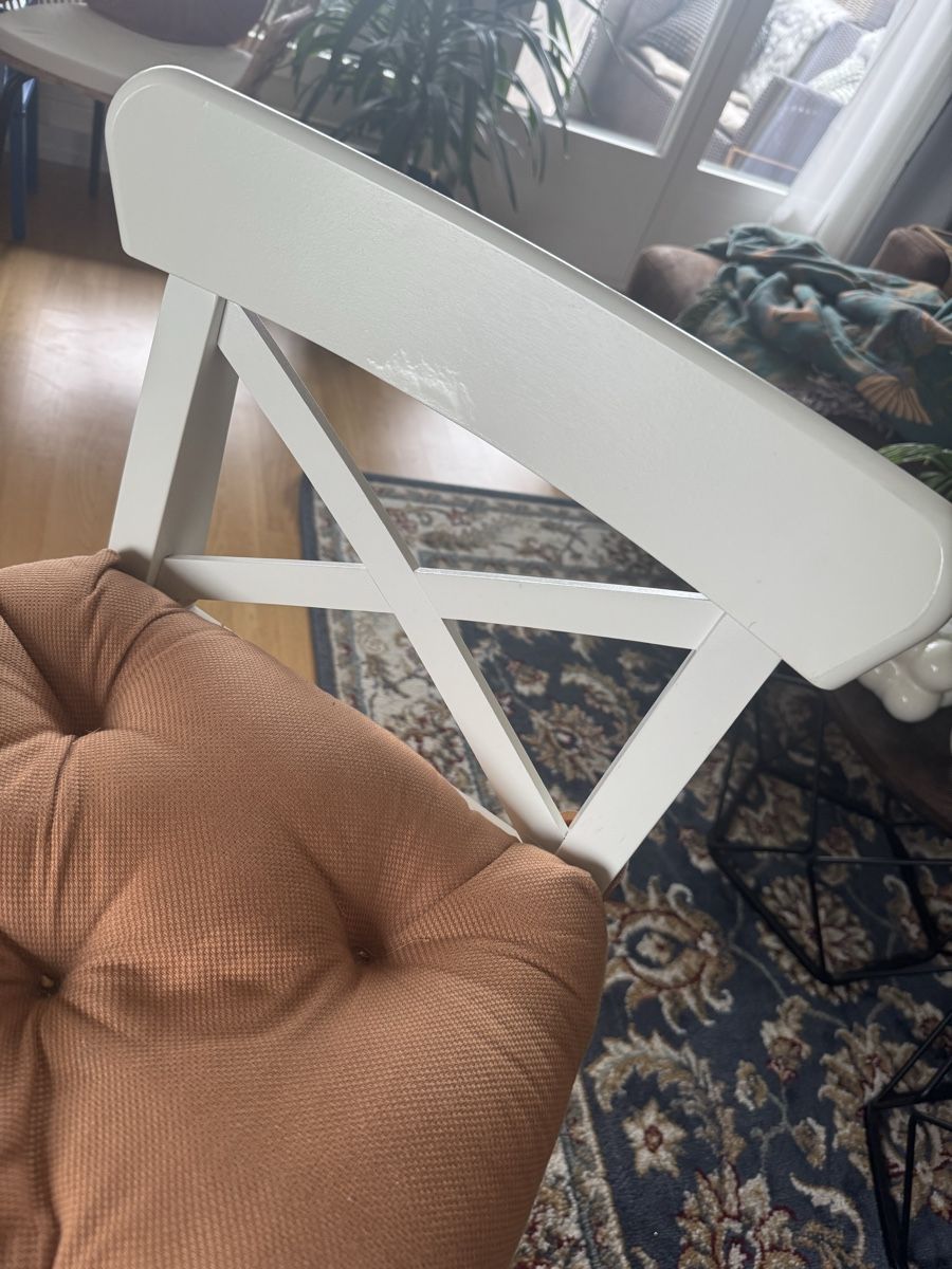 Ikea Seggioloni: Ikea Barhocker weiss mit Sitzkissen – Usato da Männedorf venduto da mariadelrocioeberle 2