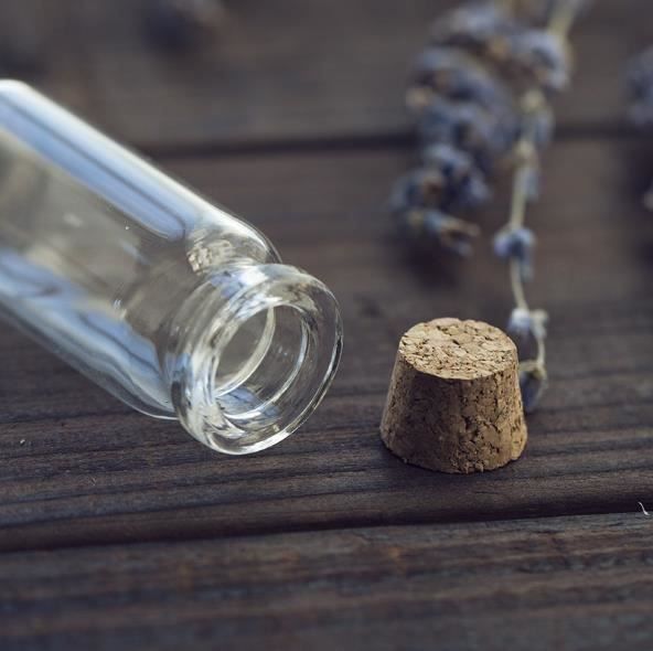 Bicchieri: 18x Glasflaschen Probe Gläser mit Korken – Nuovo (secondo la descrizione) da Thun venduto da 365buy 1