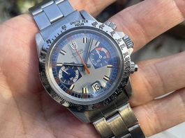 Tudor Monte Carlo Chronograph Reference 7159 blue sub dials