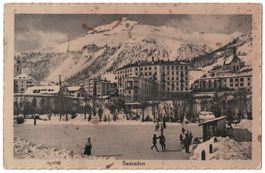 Samaden, Eisfeld, Feldpost 1915
